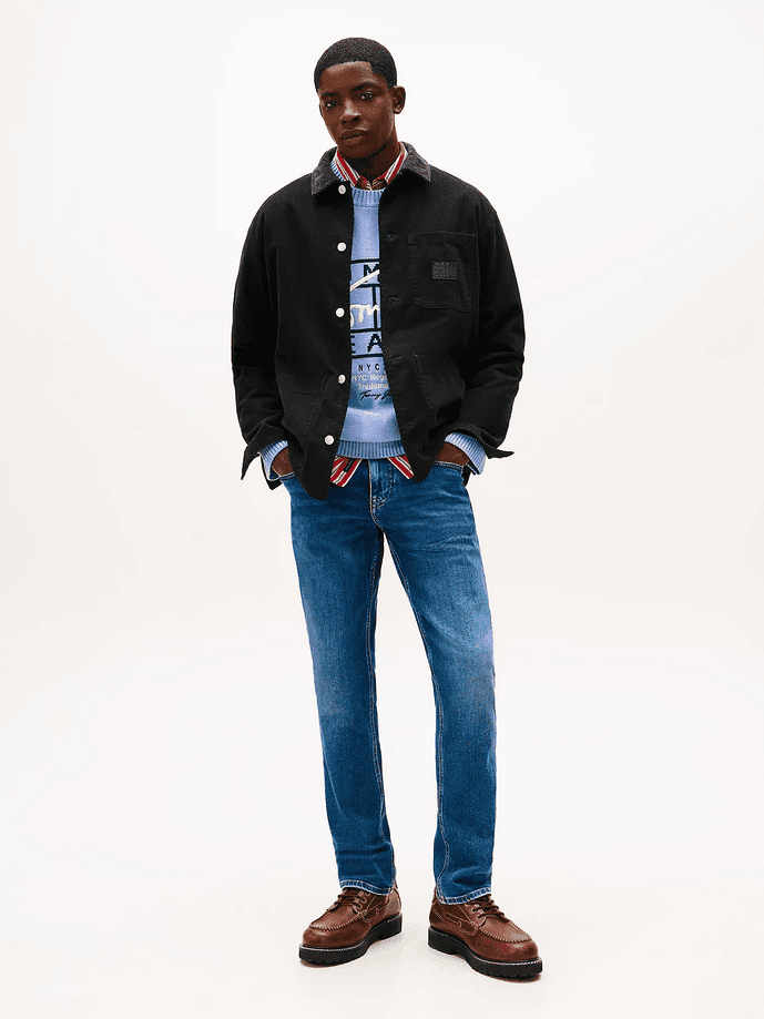 Tommy Hilfiger jeans scanton uomo denim dark - 5