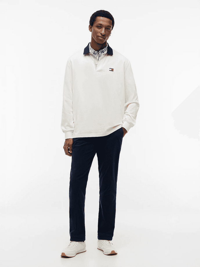 Tommy Hilfiger pantalone chino uomo dark blue - 5