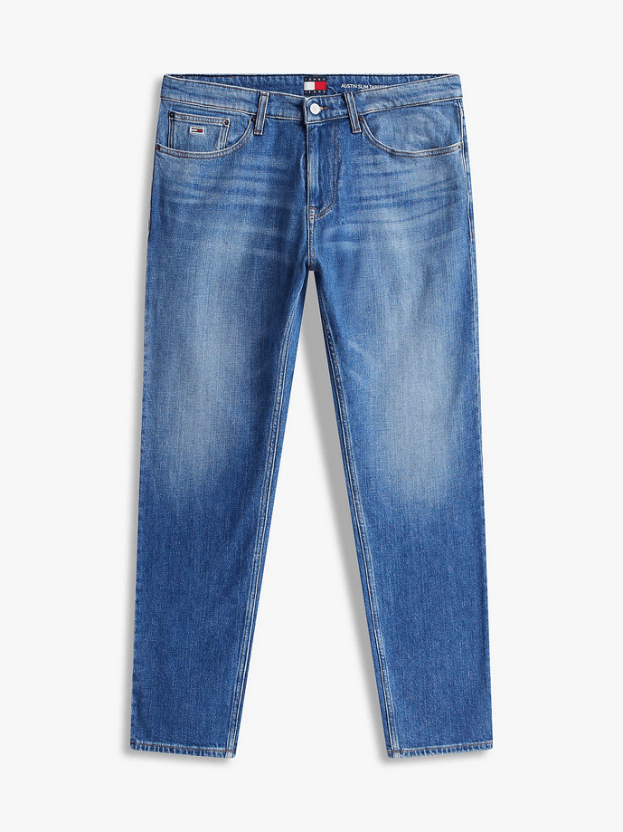 Tommy Hilfiger jeans austin slim fit uomo blue denim - 5