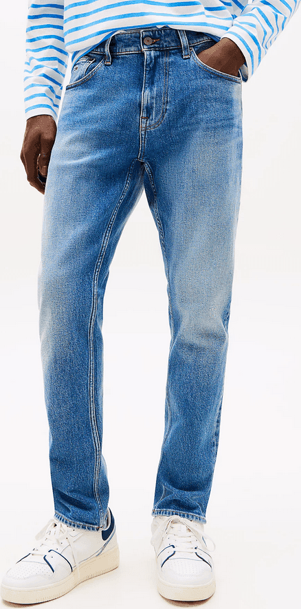 Tommy Hilfiger jeans austin slim fit uomo blue denim - 2