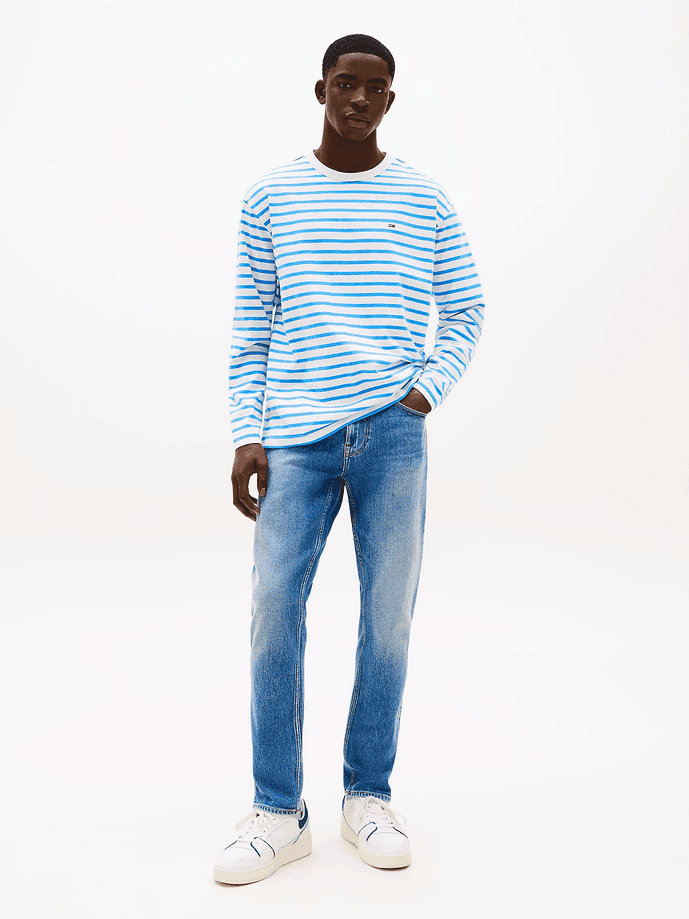 Tommy Hilfiger jeans austin slim fit uomo blue denim - 3