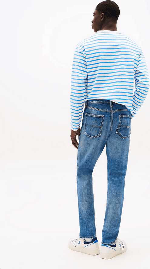 Tommy Hilfiger jeans austin slim fit uomo blue denim - 4
