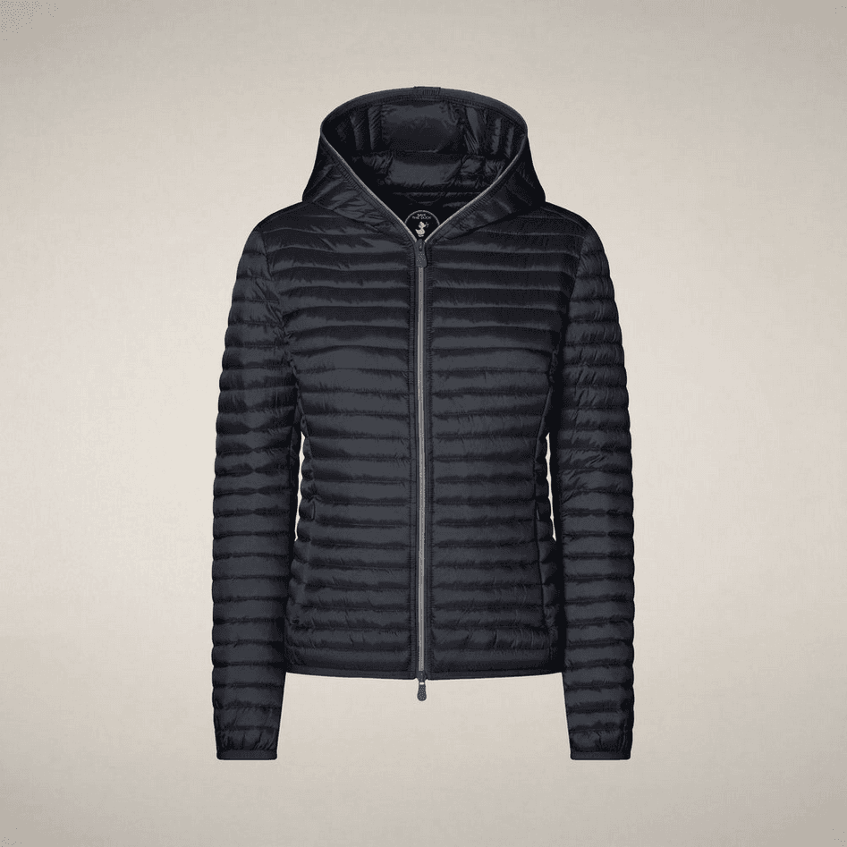 SAVE THE DUCK piumino donna blu-nero - 6