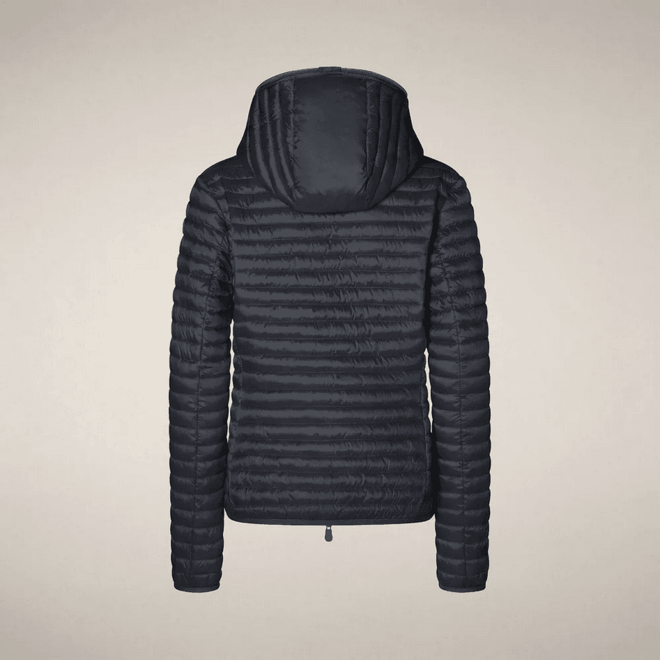 SAVE THE DUCK piumino donna blu-nero - 4