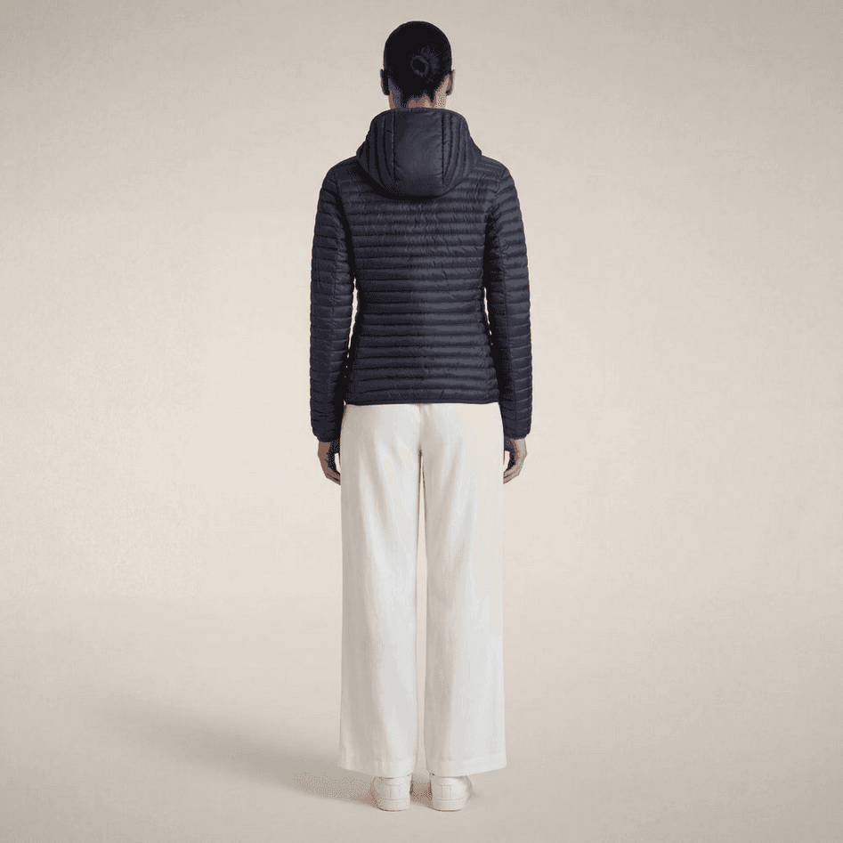 SAVE THE DUCK piumino donna blu-nero - 5