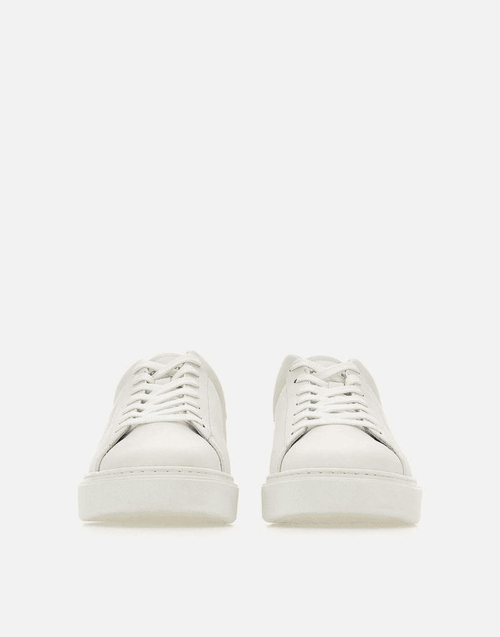Woolrich scarpe classic court uomo bianco-blu - 4