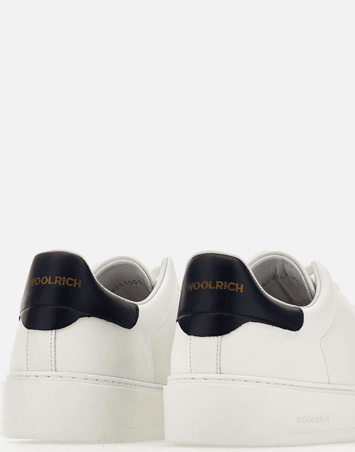 Woolrich scarpe classic court uomo bianco-blu - 6