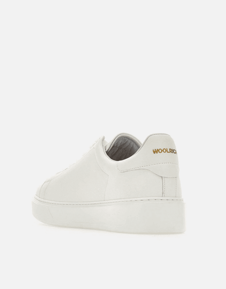 Woolrich scarpe classic court uomo bianco - 3