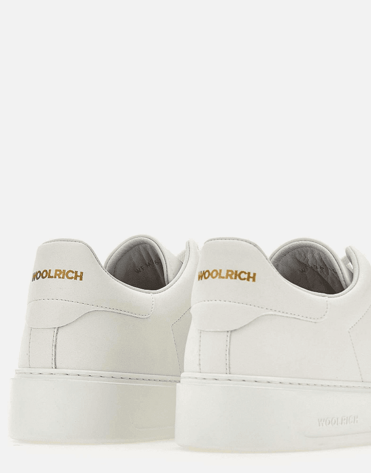 Woolrich scarpe classic court uomo bianco - 5