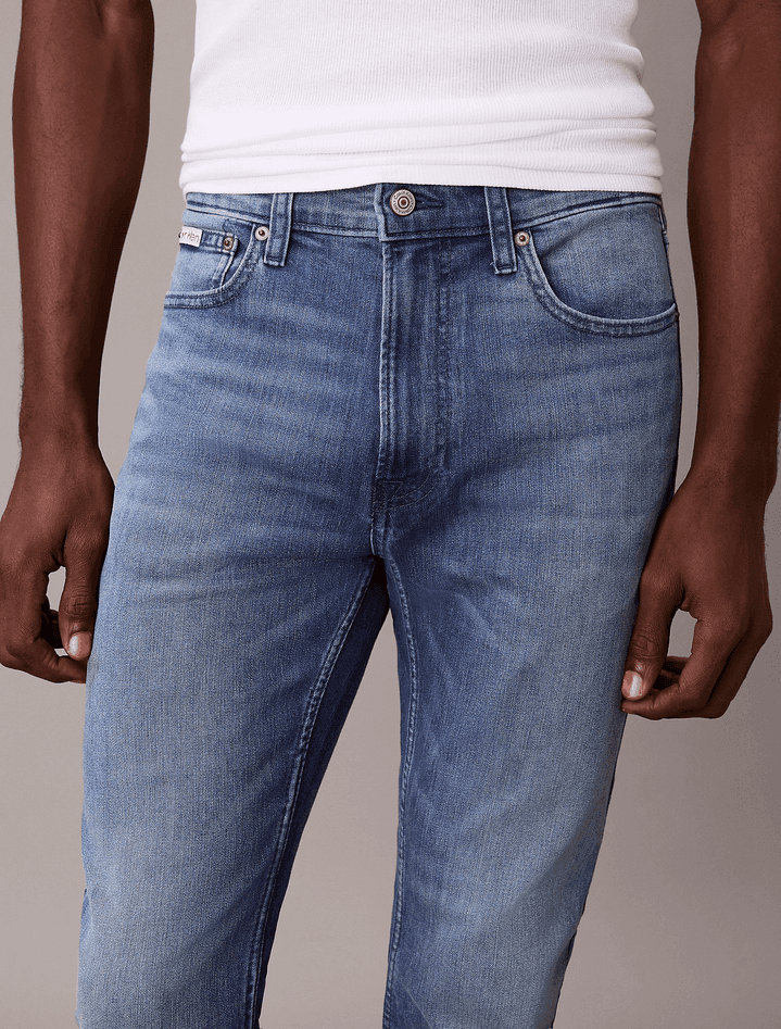 calvin klein jeans skinny uomo blue - 3