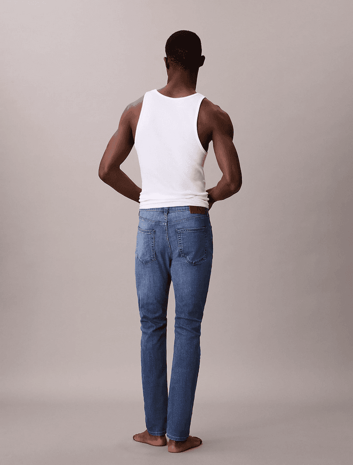 calvin klein jeans skinny uomo blue - 4