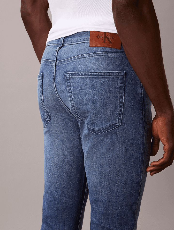 calvin klein jeans skinny uomo blue - 5