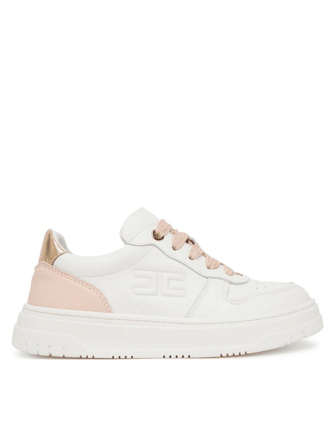 ELISABETTA FRANCHI scarpa bambina bianco-rosa - 8