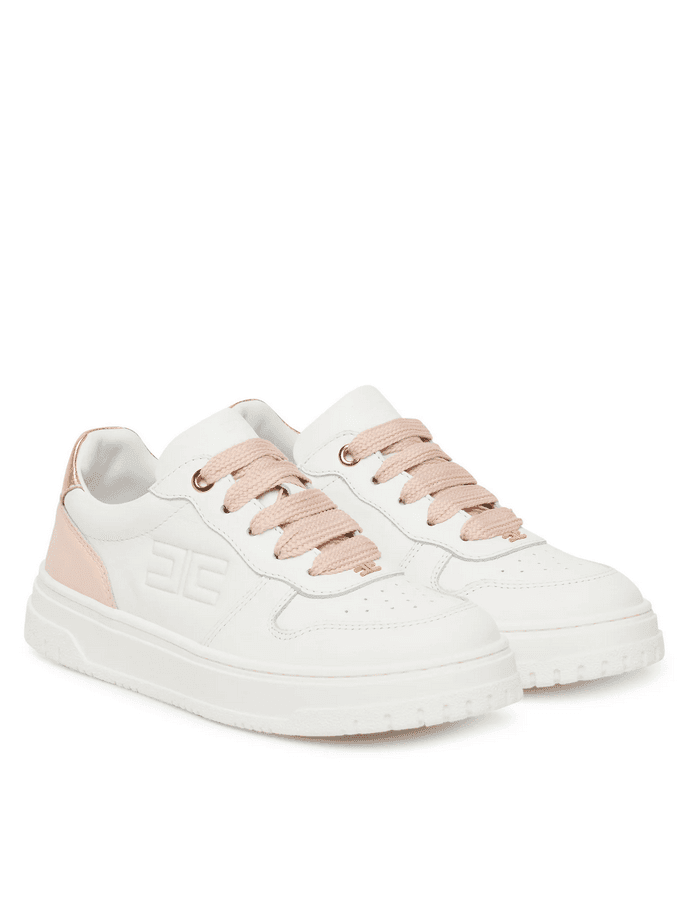 ELISABETTA FRANCHI scarpa bambina bianco-rosa - 2