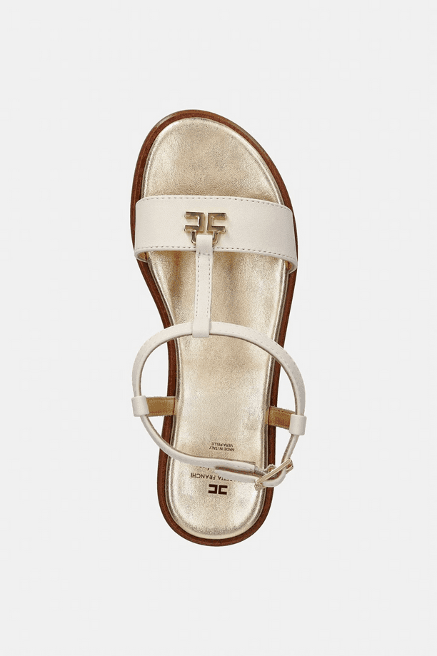 ELISABETTA FRANCHI sandalo bambina bianco avorio - 4