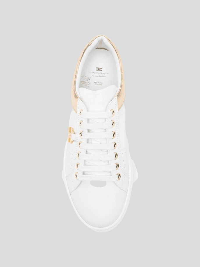 ELISABETTA FRANCHI scarpe bambina bianco-oro - 2