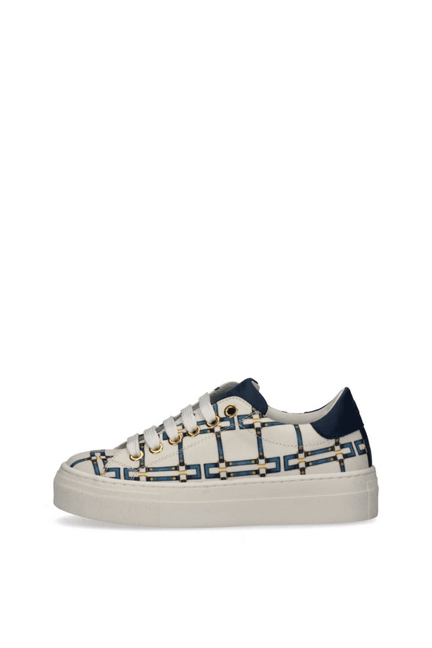 ELISABETTA FRANCHI scarpe bambina burro-blu