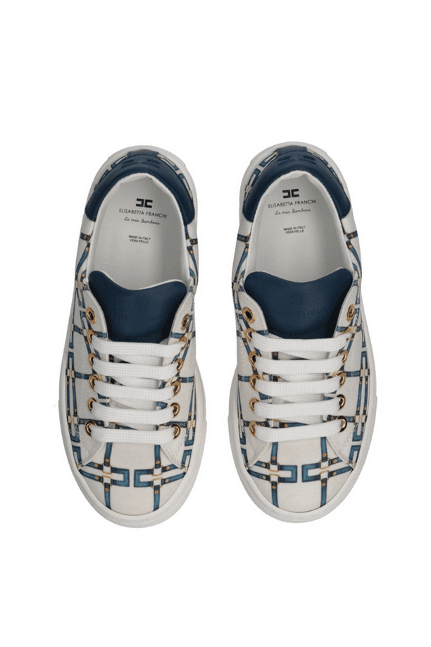 ELISABETTA FRANCHI scarpe bambina burro-blu - 3