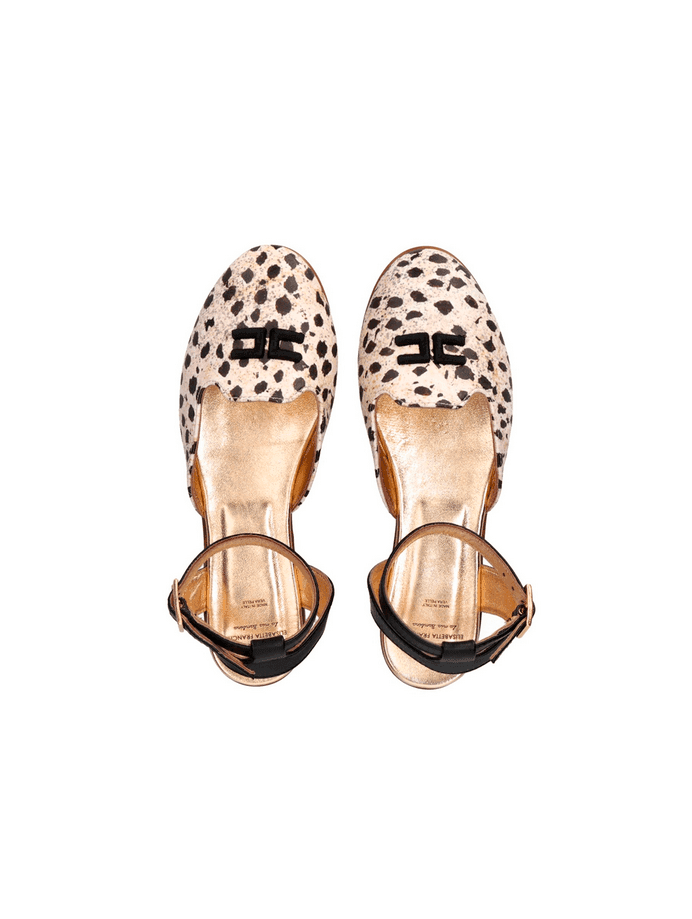 ELISABETTA FRANCHI ballerine bambina beige-nero - 3