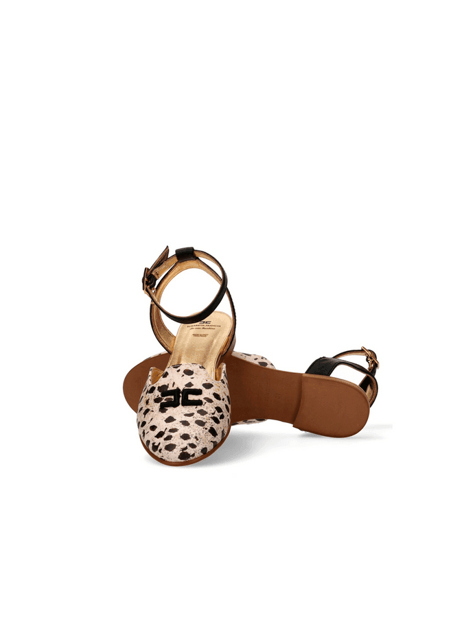 ELISABETTA FRANCHI ballerine bambina beige-nero - 4