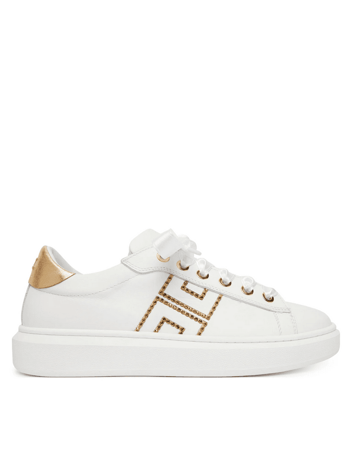 ELISABETTA FRANCHI scarpe bambina bianco-oro - 8