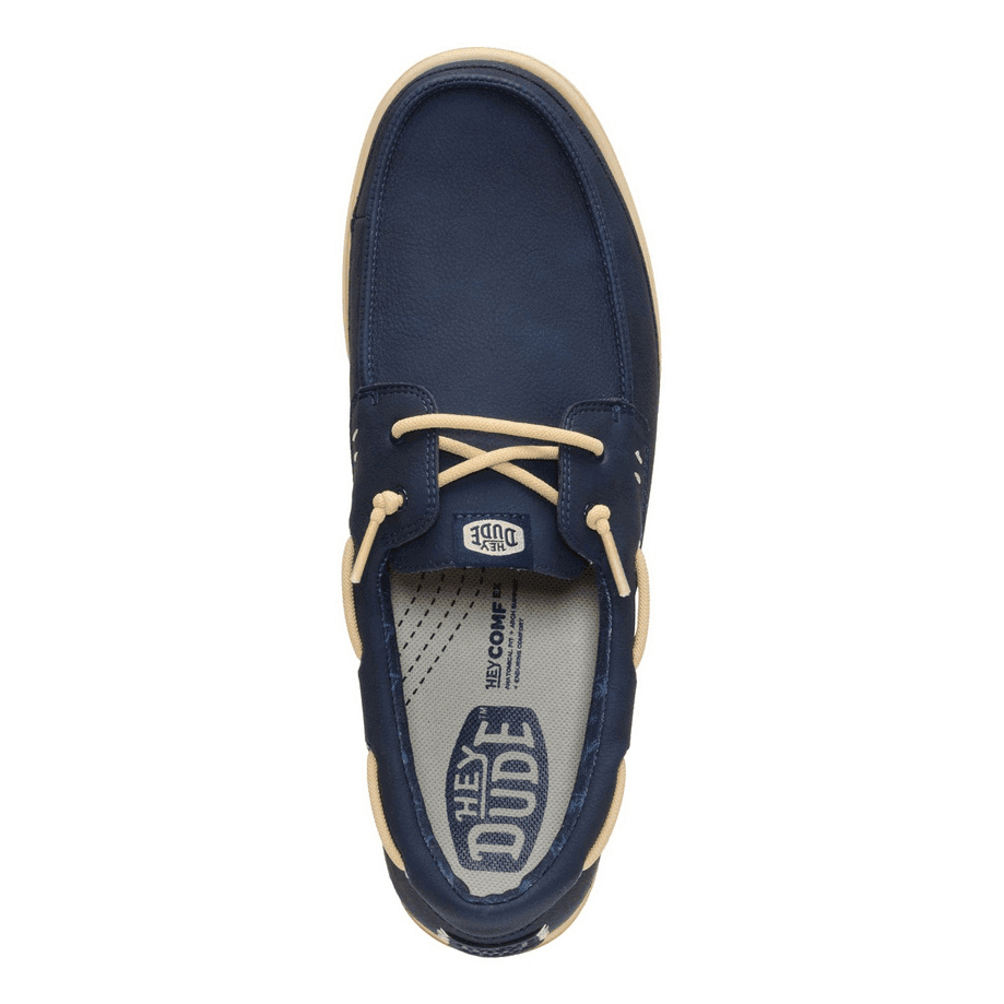 HEY DUDE scarpe harbor lo classic uomo navy blue - 4