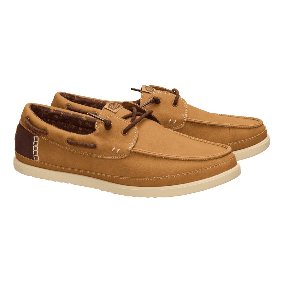 HEY DUDE scarpe harbor lo classic uomo brown - 2