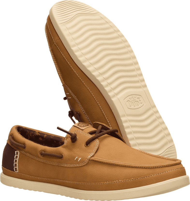 HEY DUDE scarpe harbor lo classic uomo brown - 3
