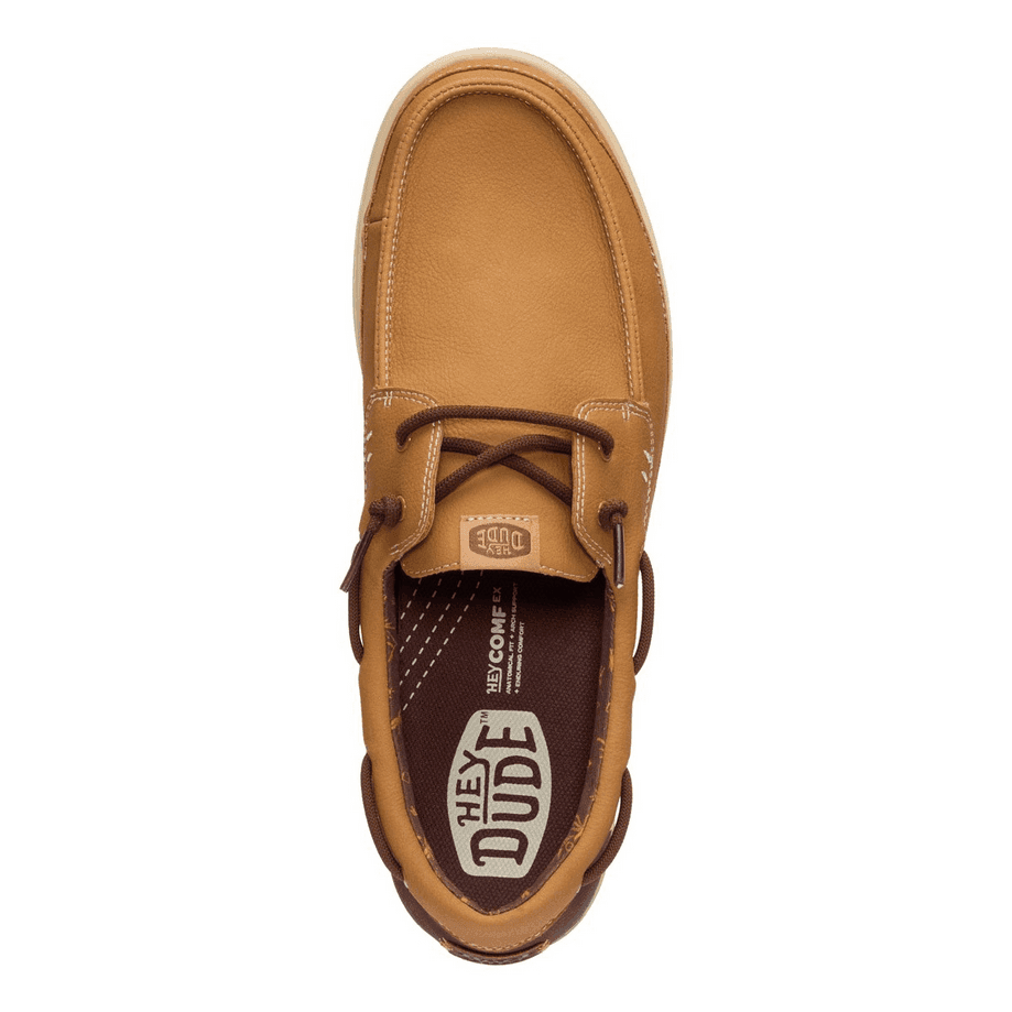 HEY DUDE scarpe harbor lo classic uomo brown - 4