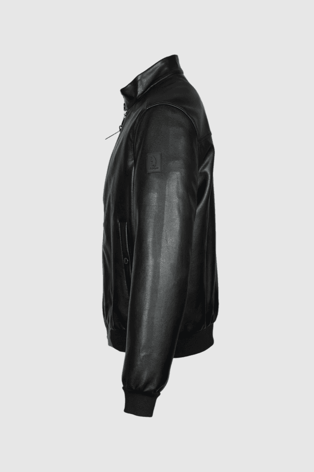 Refrigue giubbino ecopelle uomo nero - 2