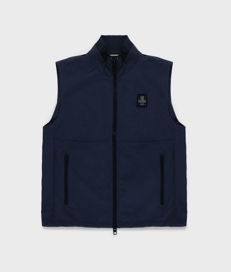 REFRIGIWEAR gilet eric vest uomo navy blazer - 6