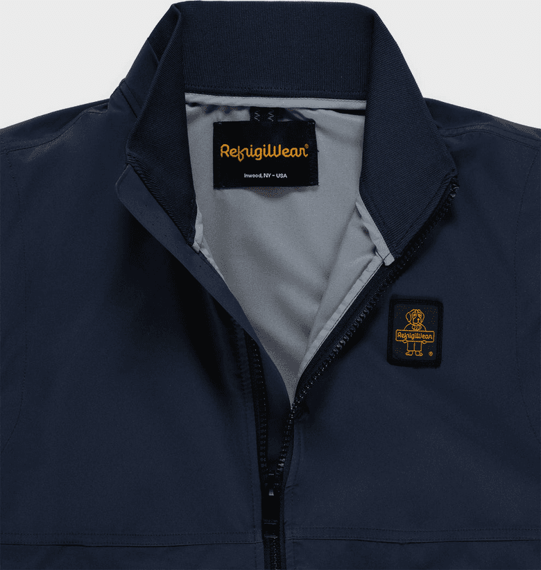REFRIGIWEAR gilet eric vest uomo navy blazer - 4