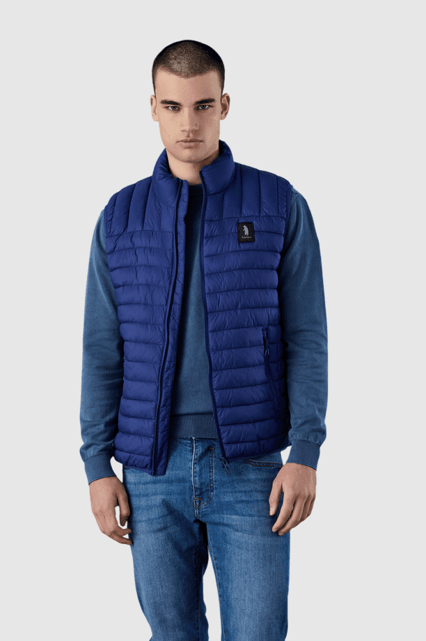 Refrigue gilet uomo blue marine - 3