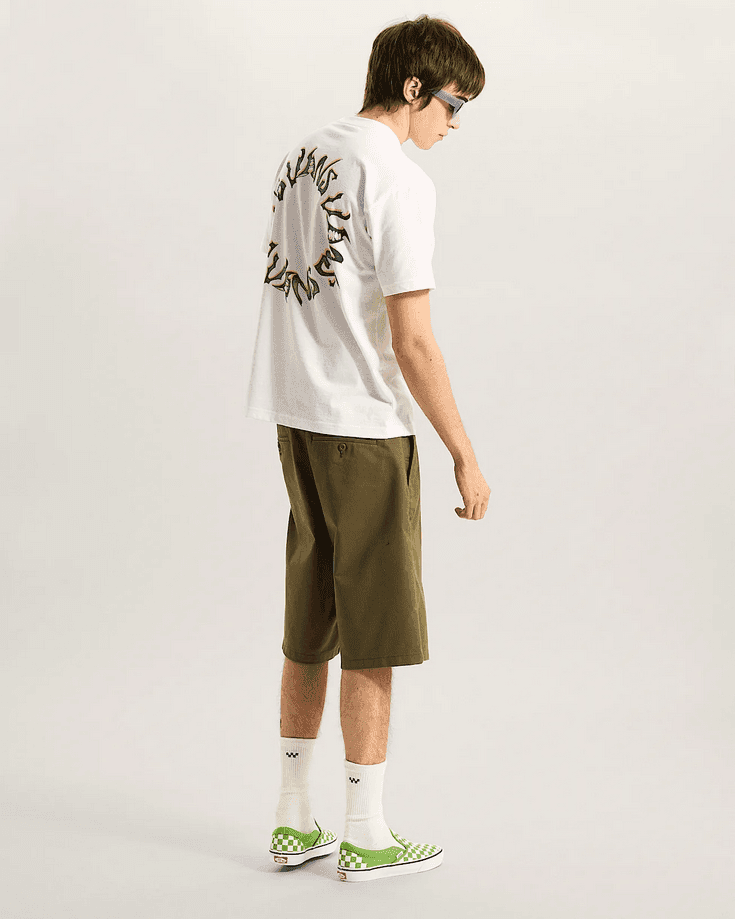 VANS shorts authentic chino uomo verde - 5