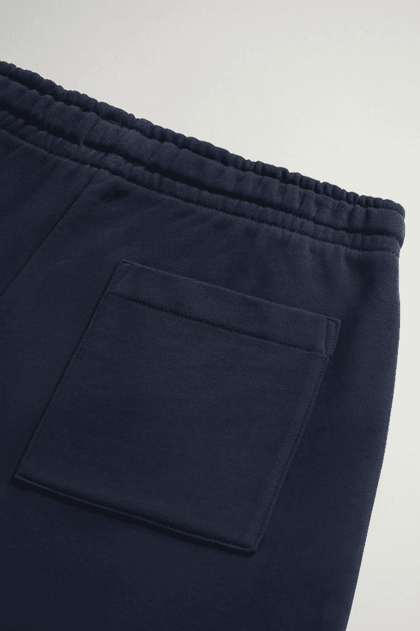 Woolrich shorts logo basket bambino blue - 4