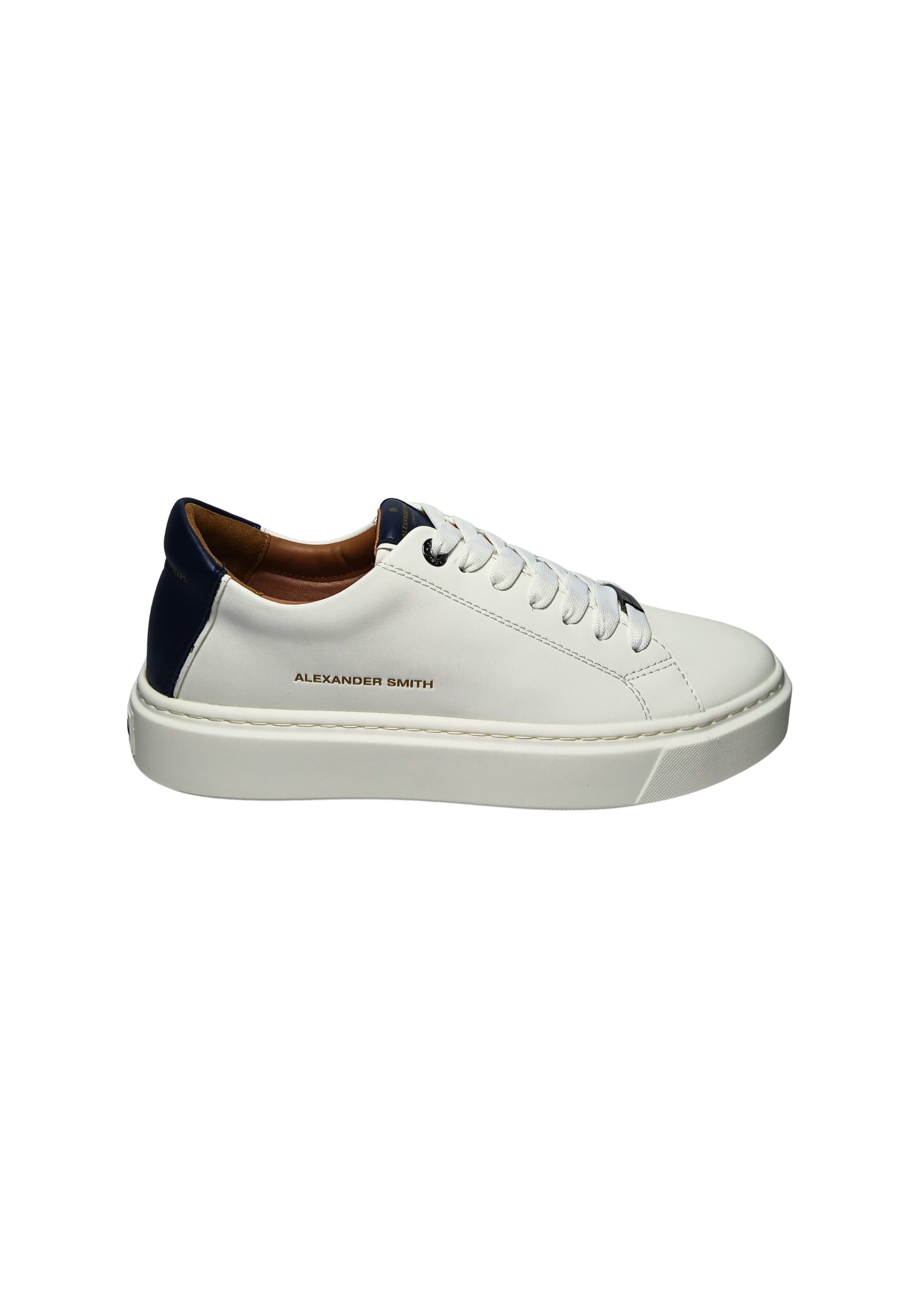 ALEXANDER SMITH albcldm-9010-wbl Alexander Smith Uomo Pelle Bianco - 6