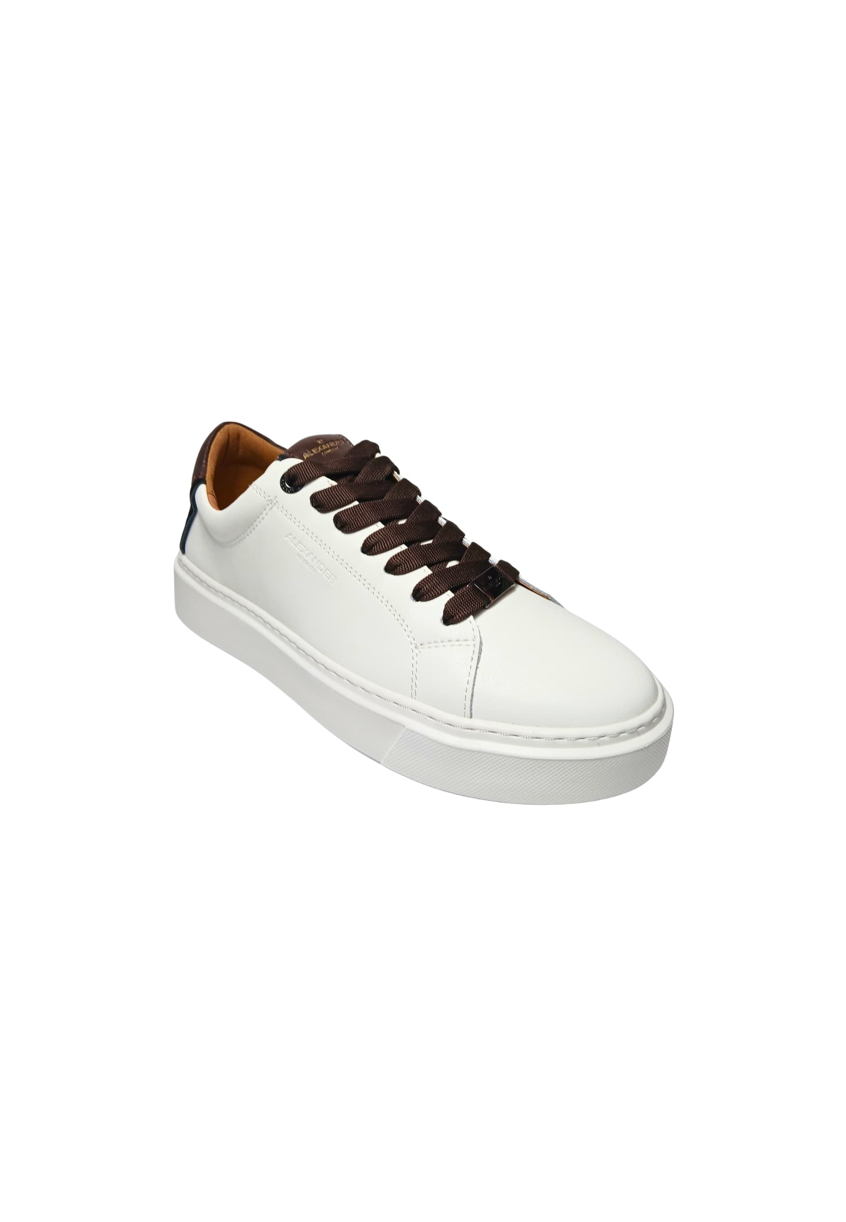 ALEXANDER SMITH albcldm-9010-wdb Alexander Smith Uomo Pelle Bianco - 5