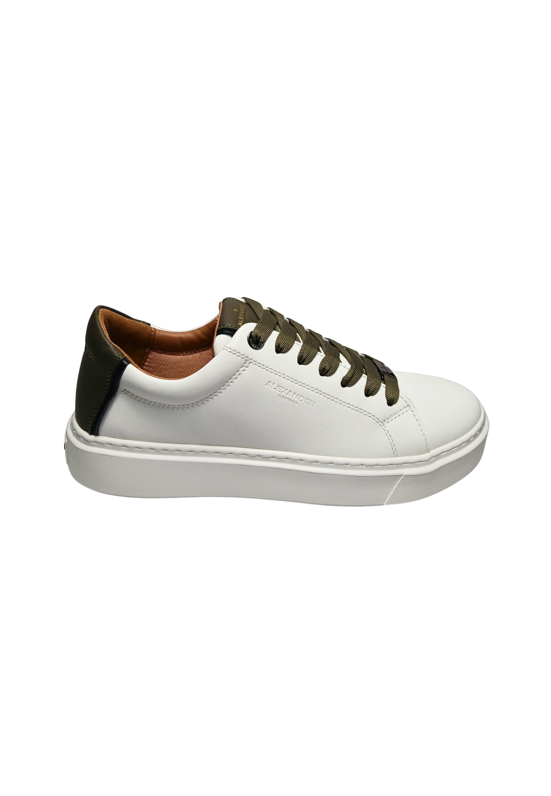 ALEXANDER SMITH albcldm-9010-wmt Alexander Smith Uomo Pelle Bianco - 6