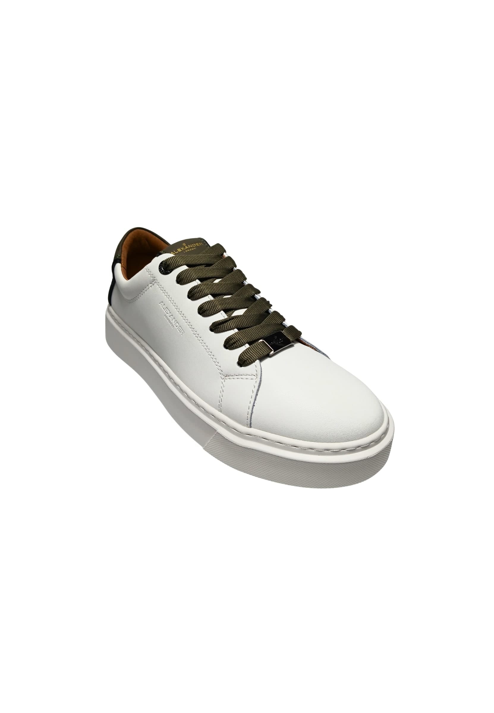 ALEXANDER SMITH albcldm-9010-wmt Alexander Smith Uomo Pelle Bianco - 5