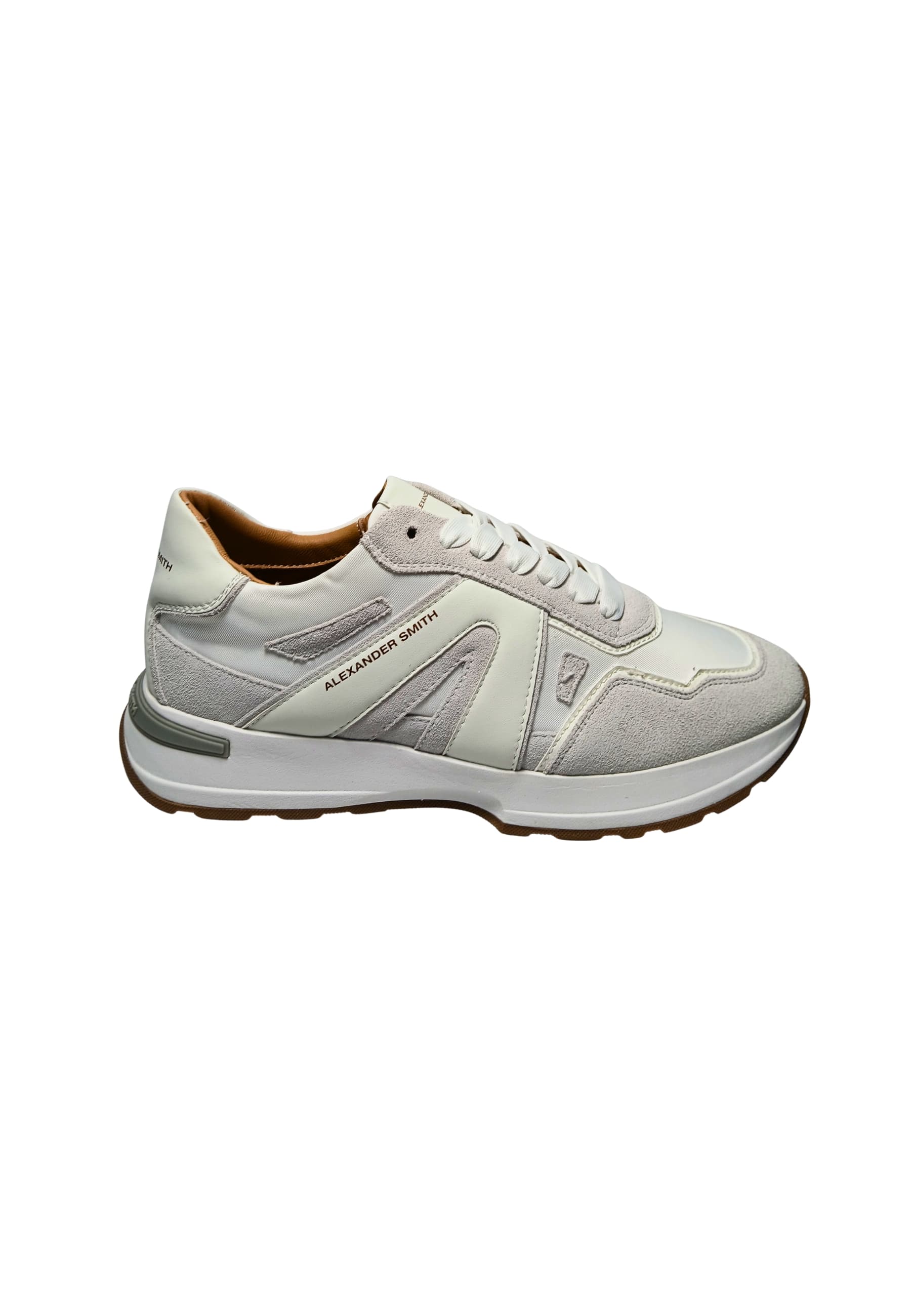 ALEXANDER SMITH asbblpm-3343-twt Alexander Smith Uomo Pelle Bianco - 6