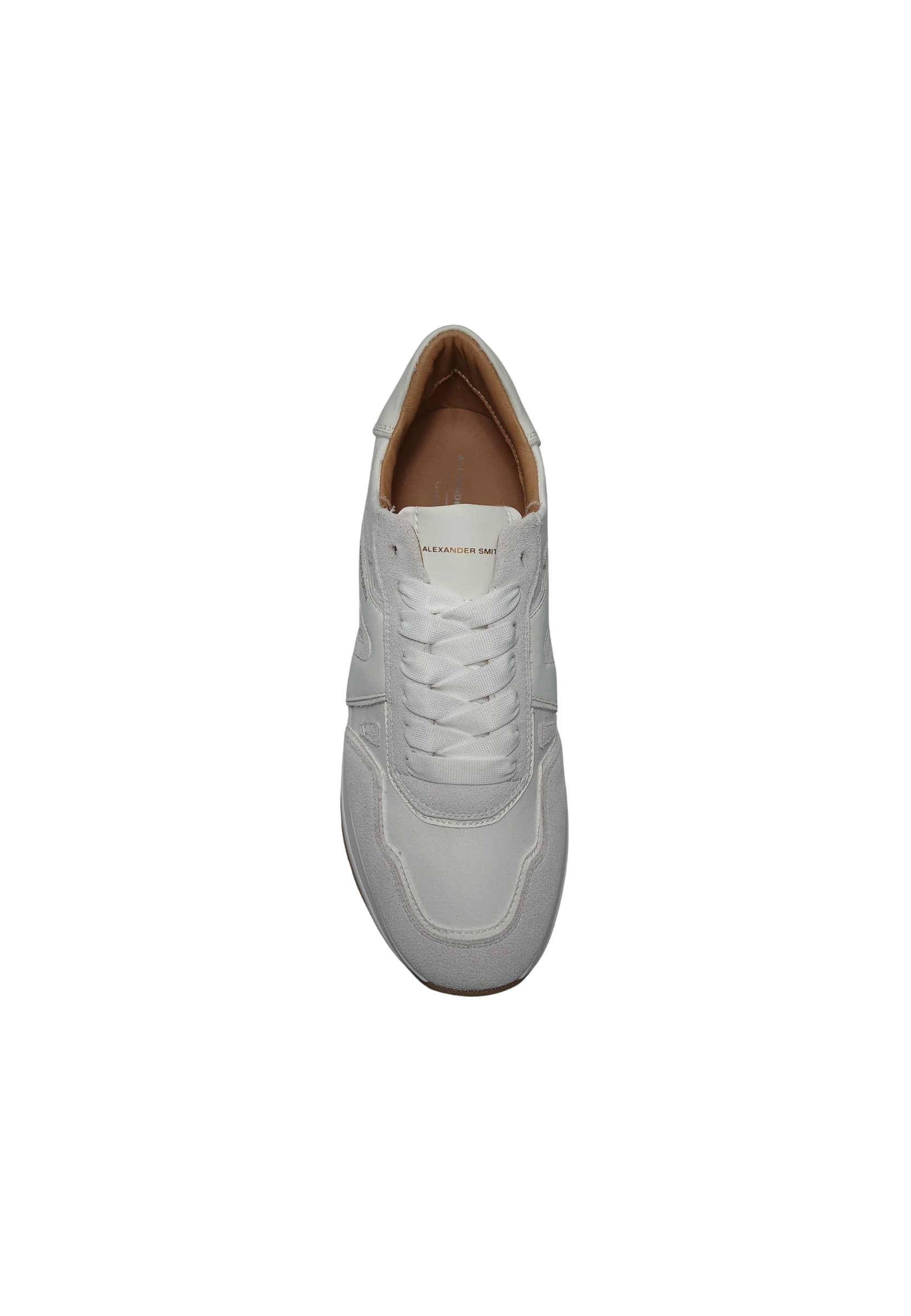 ALEXANDER SMITH asbblpm-3343-twt Alexander Smith Uomo Pelle Bianco - 3