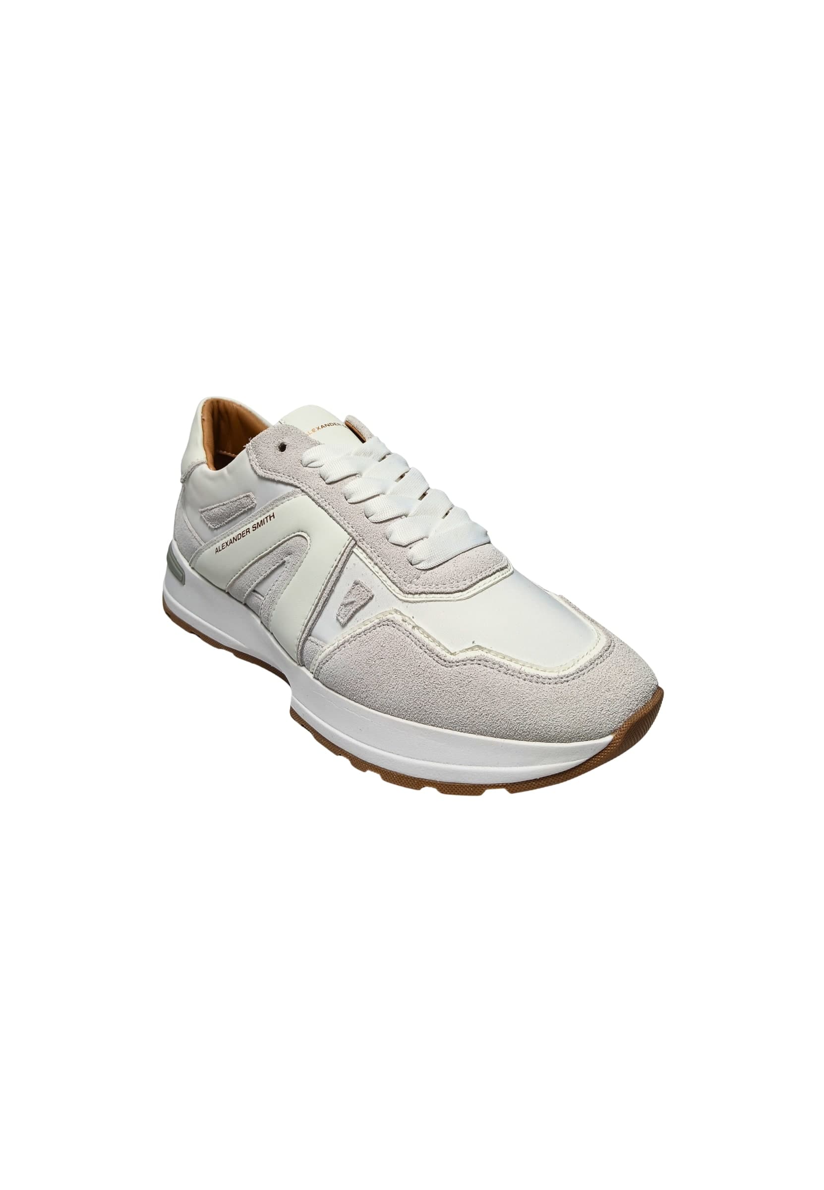 ALEXANDER SMITH asbblpm-3343-twt Alexander Smith Uomo Pelle Bianco - 5