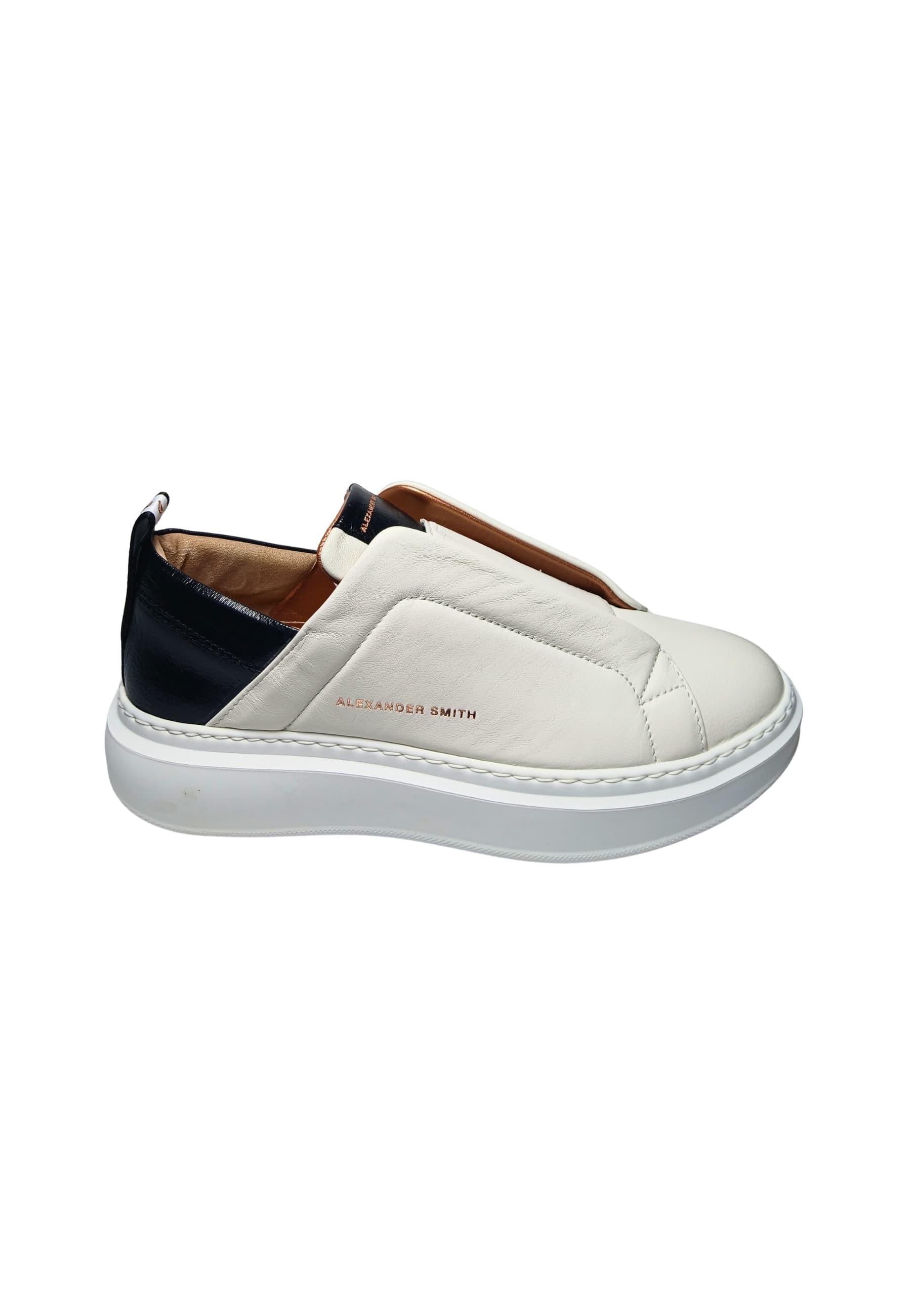ALEXANDER SMITH asbbwlw-0601-wbk Alexander Smith Donna Pelle Bianco - 6