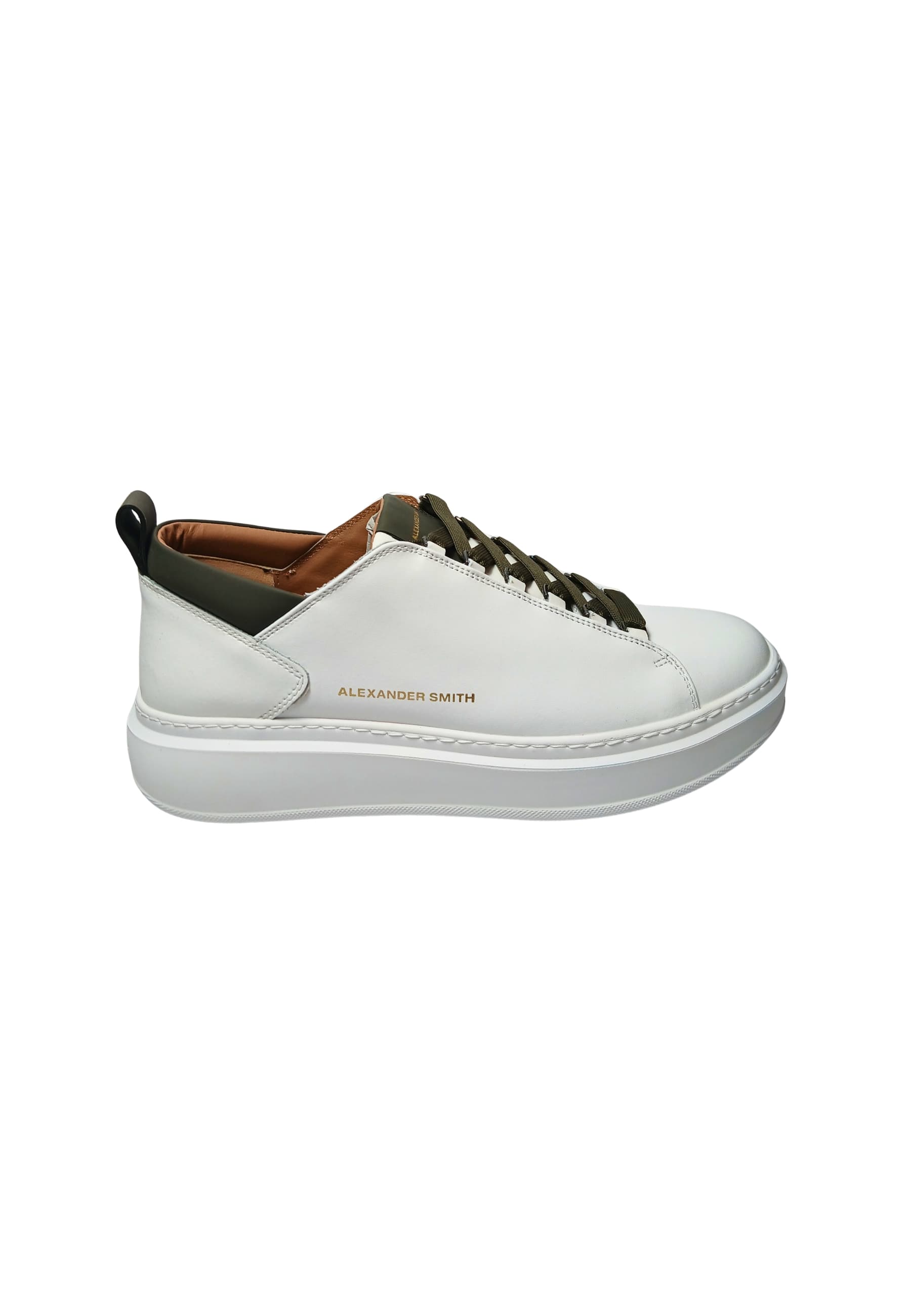 ALEXANDER SMITH asbbwym-2264-wmt Alexander Smith Uomo Pelle Bianco - 6