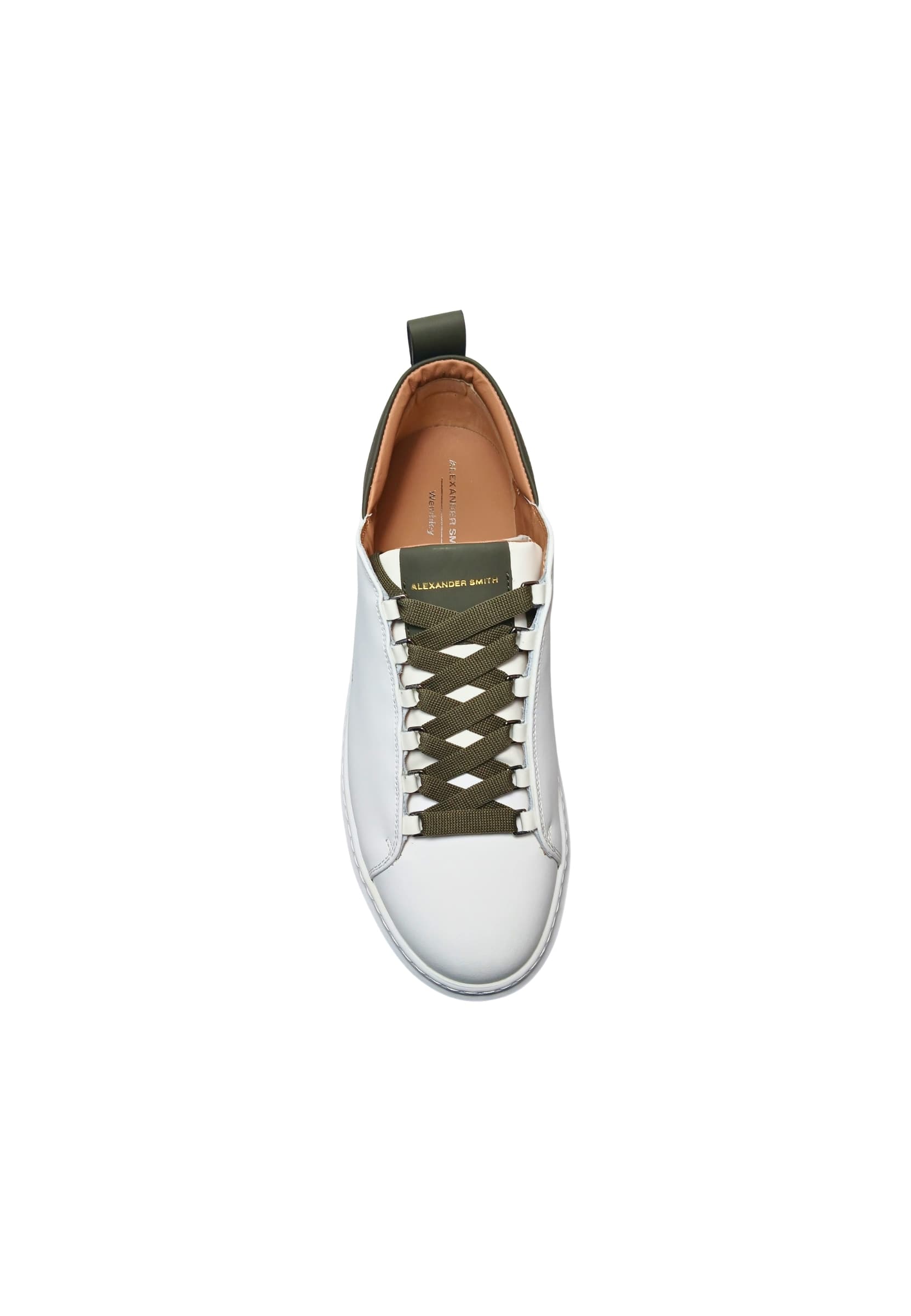 ALEXANDER SMITH asbbwym-2264-wmt Alexander Smith Uomo Pelle Bianco - 4