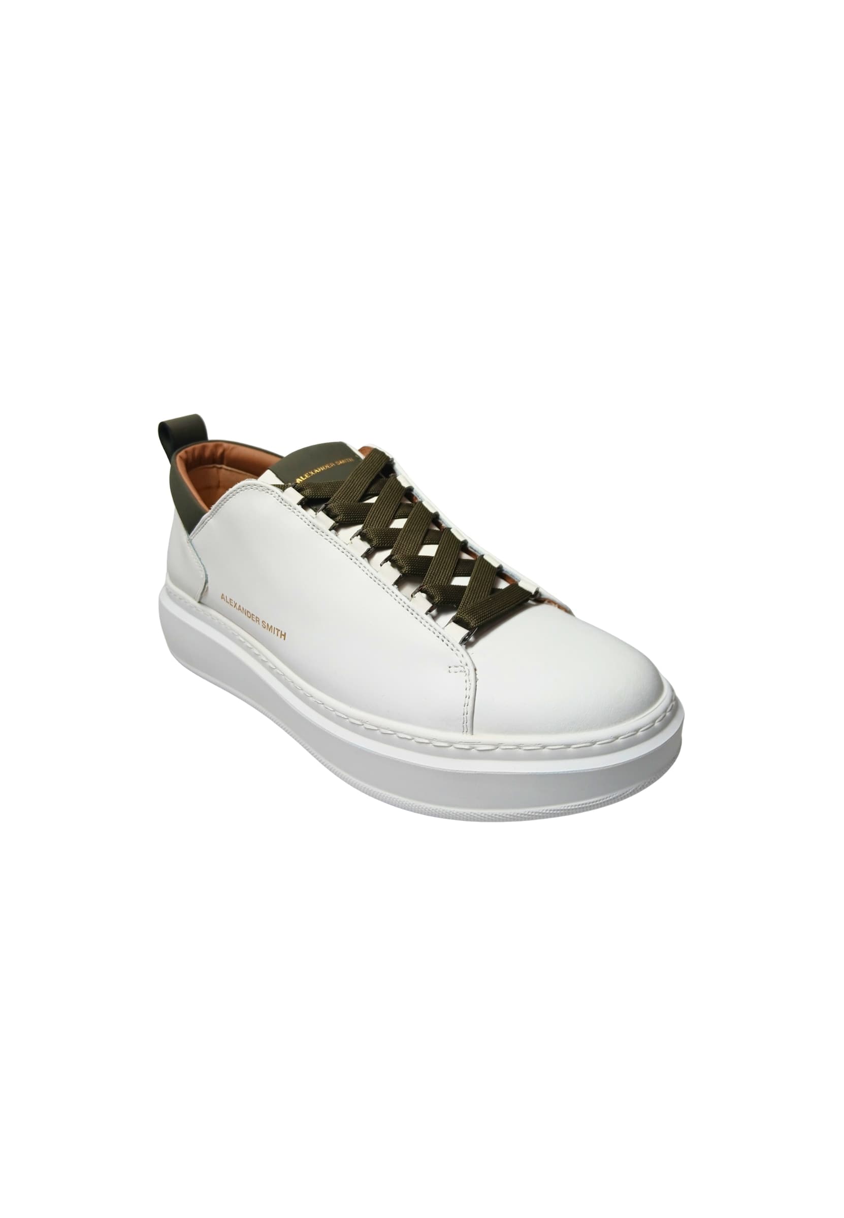 ALEXANDER SMITH asbbwym-2264-wmt Alexander Smith Uomo Pelle Bianco - 5