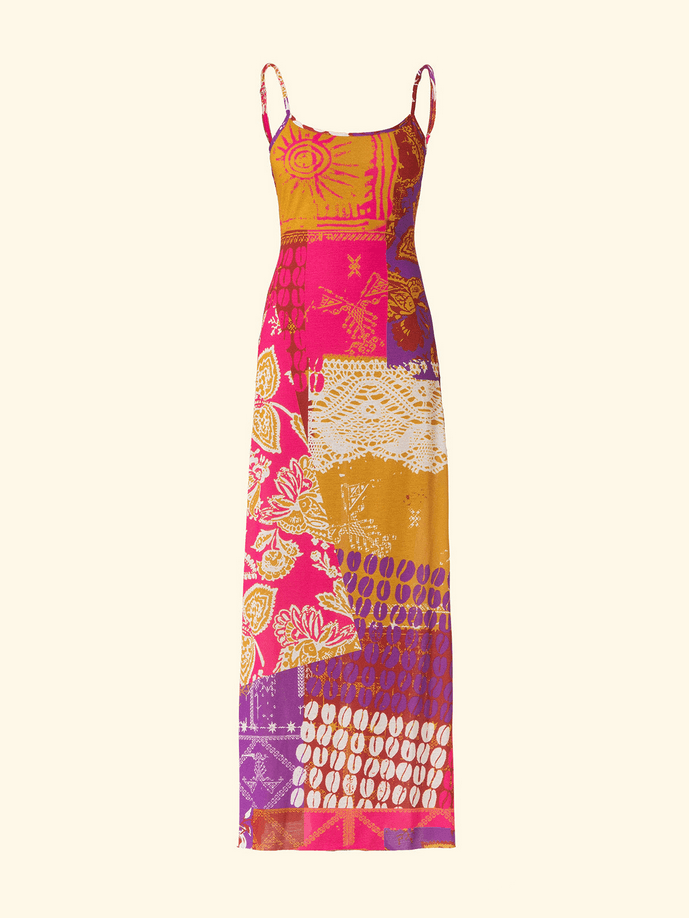EFFEK vestito lungo donna fantasia - 4
