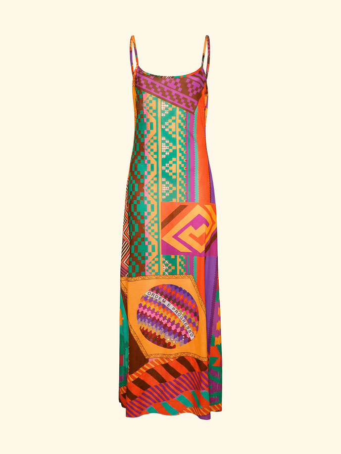 EFFEK vestito lungo donna fantasia - 4