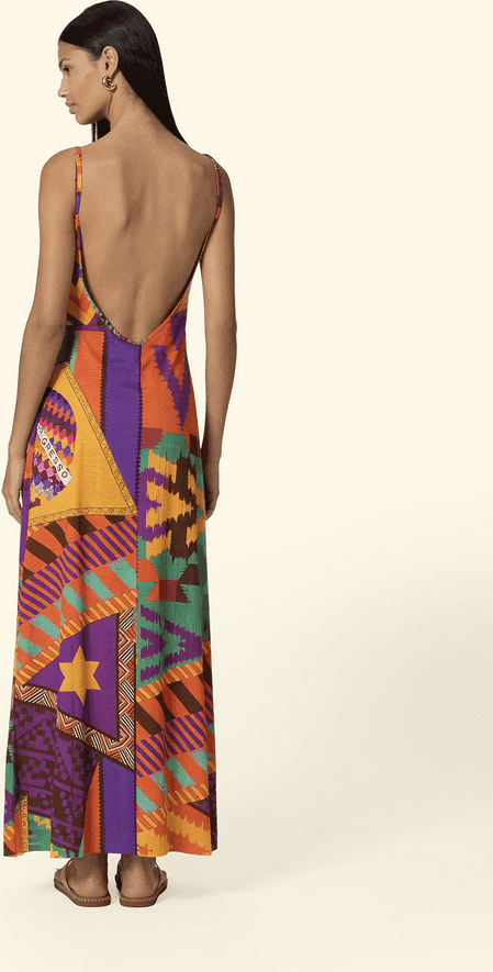 EFFEK vestito lungo donna fantasia - 3