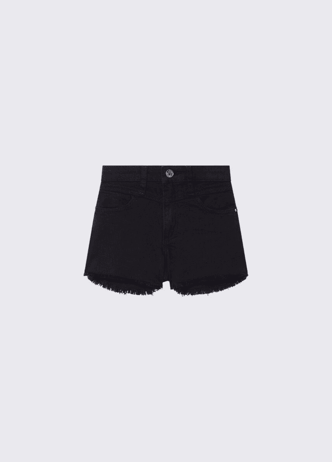 LIU JO KIDS shorts in drill bambina nero - 4